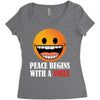 Smile Women's Triblend Scoop T-shirt