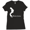 michael jackson jacko king of pop musica 2 Ladies Fitted T-Shirt