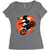 black attack Women's Triblend Scoop T-shirt