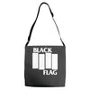 black flag new Adjustable Strap Totes
