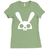 skull bunny Ladies Fitted T-Shirt