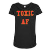 toxic Maternity Scoop Neck T-shirt
