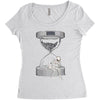 please wait Women's Triblend Scoop T-shirt