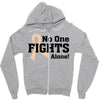No One Fights Alone Zipper Hoodie