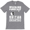 weekend forcast guitar with a chance of drinking T-Shirt