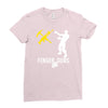 finger guns batle royal gaming Ladies Fitted T-Shirt