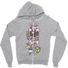 piggy pizza Zipper Hoodie