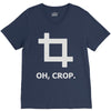 oh crop V-Neck Tee