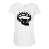 trhones Maternity Scoop Neck T-shirt