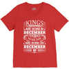 Real Kings Are Born On December 1 V-Neck Tee