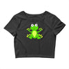frog cute Crop Top