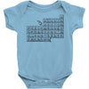 questionable table of elements Baby Onesie