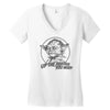 yoda funny slogan retro movie Women's V-Neck T-Shirt
