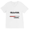 grandpa loading V-Neck Tee