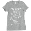 manners maketh man Ladies Fitted T-Shirt