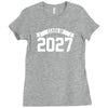 class of 2027 novelty high school elementary Ladies Fitted T-Shirt