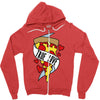 true love pizza 2 Zipper Hoodie