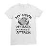 anxiety attack Ladies Fitted T-Shirt