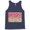 pink triangle print Tank Top
