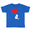 bird love heart animal graph note music party pop art gift Toddler T-shirt