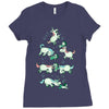 angry unicorns Ladies Fitted T-Shirt