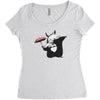my street neighbor Women's Triblend Scoop T-shirt