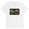 dinosaur attack V-Neck Tee