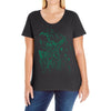 green vigilance Ladies Curvy T-Shirt