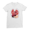 heart attack Ladies Fitted T-Shirt