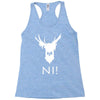 knights who say ni Racerback Tank