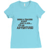 teacher adventure Ladies Fitted T-Shirt