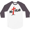 no fear 3/4 Sleeve Shirt