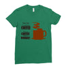 coffee lovers Ladies Fitted T-Shirt
