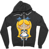 ugly alice is ugly Zipper Hoodie