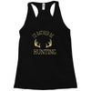 i'd rather be hunting deer antlers ammo hunt gear merica cool Racerback Tank