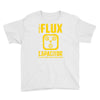 back to the future inspired flux capacitor delorean movie Youth Tee