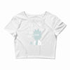 not for smart people Crop Top