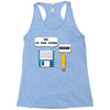 usb i am your father! funny geek computer Racerback Tank