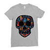 loco coco skul Ladies Fitted T-Shirt