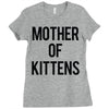 mother of kittens Ladies Fitted T-Shirt