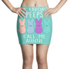 peeps bunnies Mini Skirts