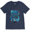 blue vectorfunk V-Neck Tee
