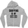 shopping is my cardio !! t shirt  shopping is my cardio graphic  t,,, Zipper Hoodie