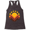 sunset mountain Racerback Tank