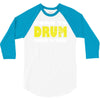 born to drum forced to work 3/4 Sleeve Shirt