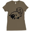 sheep shgger Ladies Fitted T-Shirt