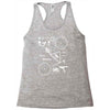 bicycle cyclopath bike hobby exploded Racerback Tank