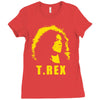 t rex mark bolan glam rock legend Ladies Fitted T-Shirt