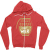 make coffee not war Zipper Hoodie