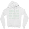 kiss me i'm drunk or irish Zipper Hoodie